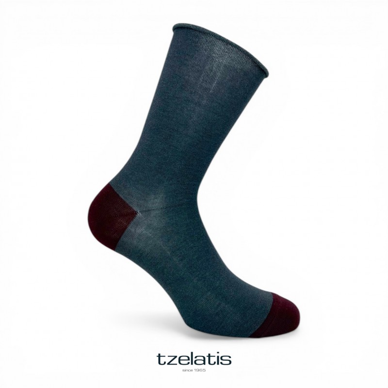 Tzelatis 1800 - Κάλτσες ΧΩΡΙΣ ΛΑΣΤΙΧΟ με λεπτή πολυτελή πλέξη
