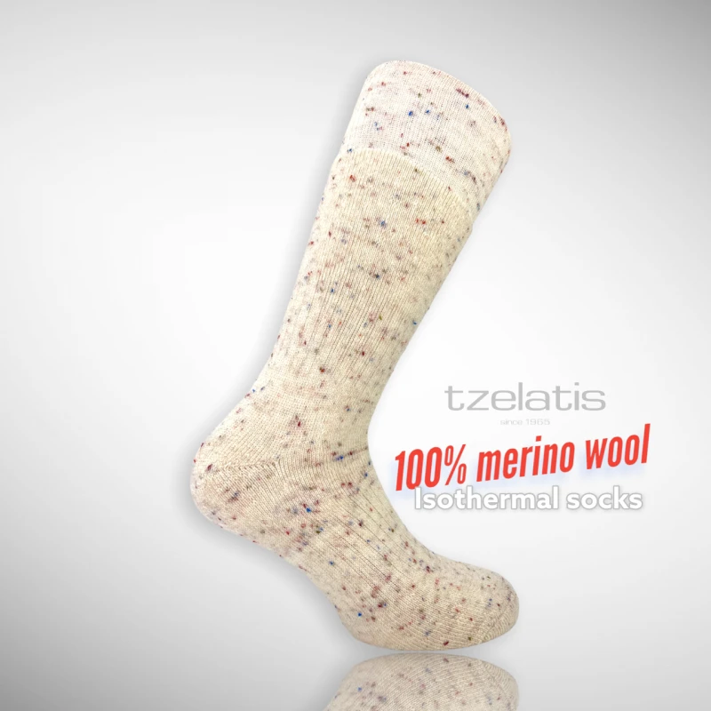 Tzelatis 718 - 100% Μάλλινες merino ισοθερμικές κάλτσες 